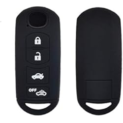 Protector Llave Mazda Cx5 XUKEY - Carcasa de Silicona para Mando a Distancia de Coche, 4 Botones, para Mazda 2, 3, 5, 6, CX-5, CX-7, CX-9, Miata MX-5, Axela