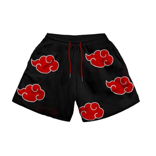 Rulercosplay Anime Swim Trunks 5'' Inseam Funny Board Shorts for Men, Boys