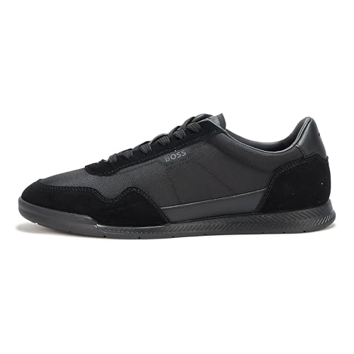 BOSS Men's Leather Mix Low Top Sneaker2