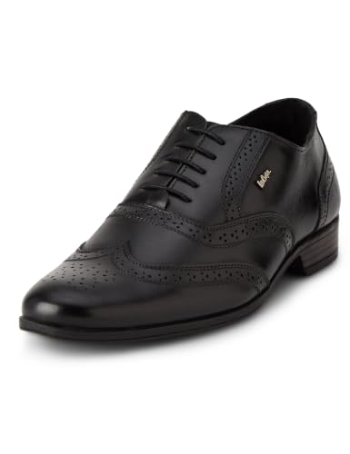 Image of Lee Cooper Men's LC2033B1R Leather Formal Shoes LC2033B1R Black 41