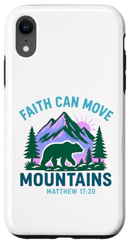 Faith Can Move Mountains�}�^�C17:20 �N���X�`���� �X�}�z�P�[�X iPhone XR �p