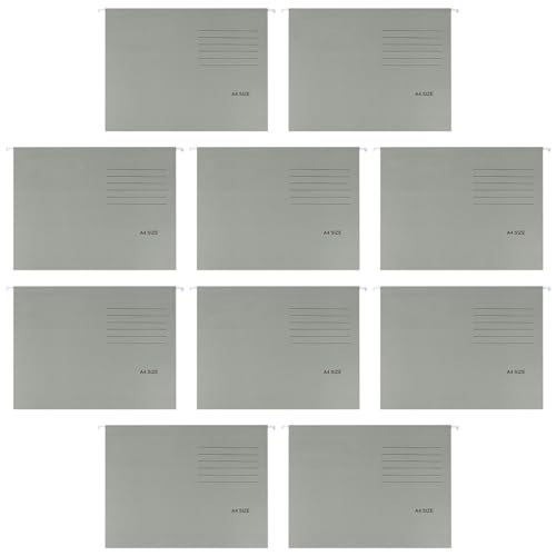 Dossiers suspendus papier x10 pour organisateur de bureau et rangement de documents