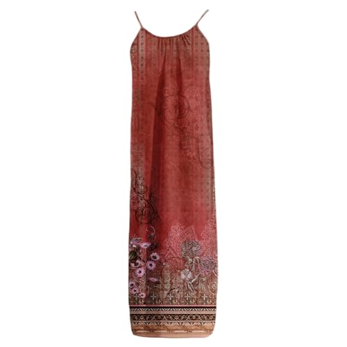 Image of HTHLVMD Backless Cami Dress Summer Dresses for Women 2026 Spaghetti Strap Dresses Womens Solid Color Backless Cami Dress
