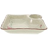 Conception multifonctionnelle : ce plat à raviolis est doté d’un petit récipient pour la sauce, idéal pour y déposer les raviolis et leur sauce. facile à déguster, il peut également servir de plat de service compartimenté ou de plateau à sushis