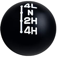 DEWHEL Aluminum Weighted Transfer Case Shift Knob 3/8x24 Gear Shifter Compatible with 1969-1973 Dodge + 1973-1979 Ford