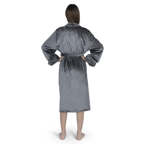 Bata de baño con parche de transferencia Silk Touch albornoz mujer S-M 3