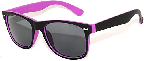 Image of OWL Classic Retro Two -Tone Vintage Smoke Lens Sunglasses Mens and Womens
