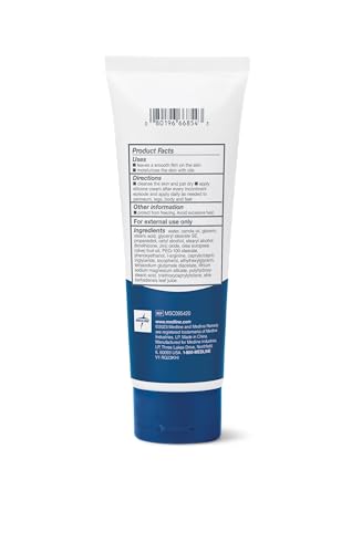 Image of Medline Remedy Essentials Silicone Cream with Zinc Oxide, 4 Oz (Pack of 12)