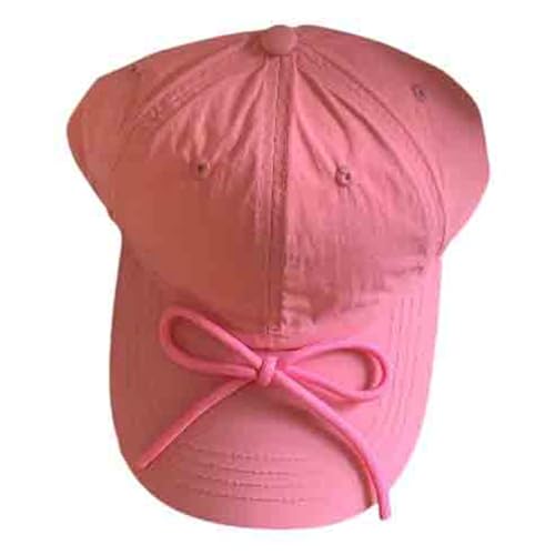 rtdgcv Color Candy Bowknot gorra de béisbol para mujeres transpirable primavera verano sombrero de sol estilo coreano ajustable para la cara gorras adelgazantes niños primavera, Rosa., Talla única