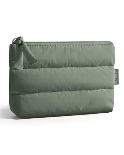 Image of BAGSMART Small Makeup Bag, Machine Washable Puffy Cosmetic Pouch