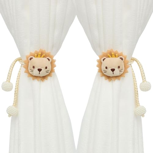 Embrasse Rideau Lot de 2 Pinces à Rideaux en Forme Danimaux de Dessin Animé Jolies Cordes à Clips pour Rideaux Pinces à Rideaux pour Décoration de Chambre Denfant...