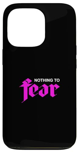 �s���N�J���[ Nothing To Fear �s���N�O���t�B�b�N �X�}�z�P�[�X iPhone 13 Pro �p