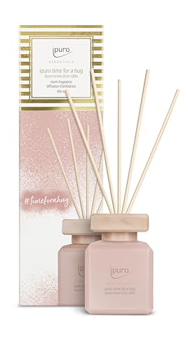 ipuro - Essentials Raumduft TIME FOR A HUG 100ml / Raumerfrischer mit Vanillecookie, Orange, rote...