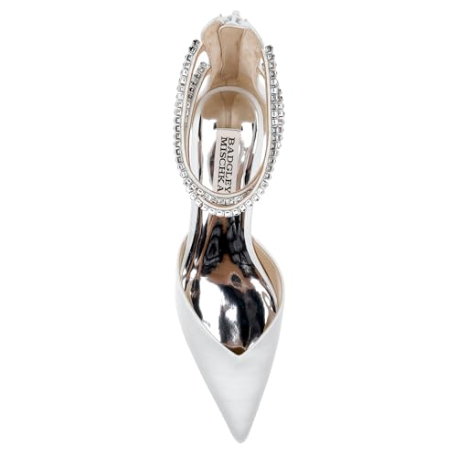 Image of Badgley Mischka Women's Lilibeth Dual-Strapped Kitten Heels