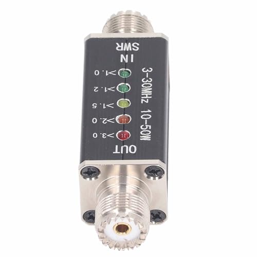 Messgerät SWR-Messgerät, Tragbares Kurzwellen-Stehwellenmessgerät, Leistungsmessgerät Zum Testen der SWR-Leistung, Bis zu 200 W Leistung, Typ C, Professioneller