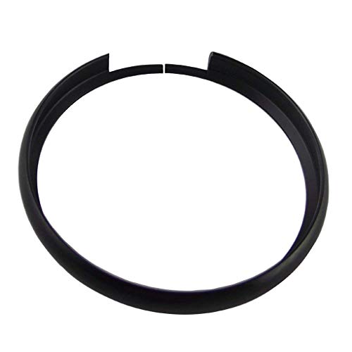 WKBY - Llavero de aleación de Aluminio Compatible con Mini Cooper E60 E39 E36 E30 X5 R56 Círculo Decorativo, Negro