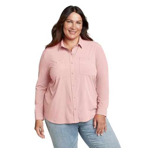 T-shirt à manches longues Eddie Bauer Departure 3.0 femme gris s