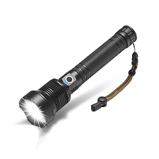 led Flashlight 90000 lumens Most Powerful 26650 USB Torch XHP70 Hunting (P70 Flashlight)