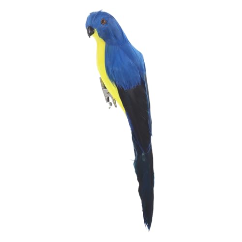 SOIMISS Loro de simulación Paloma de Peluche Figurilla Loro Inflable Hamaca pajaros Decorativos Pájaro de decoración Adorno de pájaro Creativo pájaros Artificiales Artificiales Blue