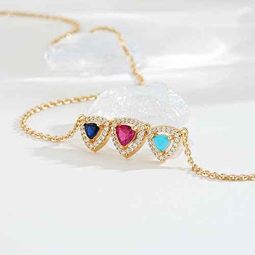 Fettero Gold Necklace for Women - 14K Plated Dainty Gold Necklaces Cute Charm Pendant Trendy Necklaces for Women Jewelry