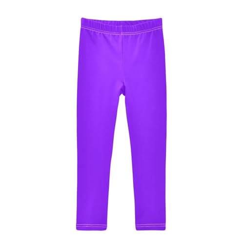 Girl Leggings Violet Dance Tights Trousers Yoga Pants Girls Athletic Pants, 4T