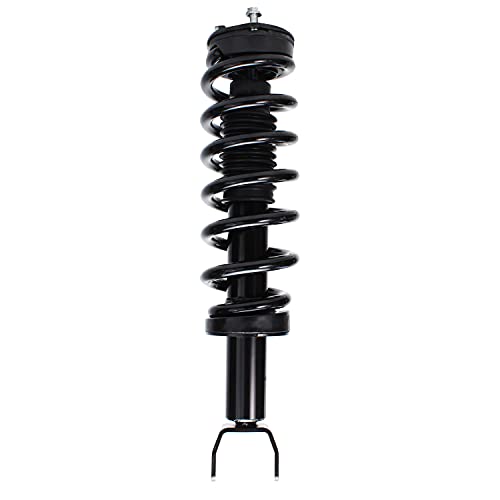 Image of Detroit Axle - 2 Front Struts for 4WD 2009-2018 Dodge Ram 1500 [w /o Air Suspension] Complete Struts w /Coil Springs 2010 2011 2012 2013 2014 2015 2016 2017 Replacement Ready Strut Shocks