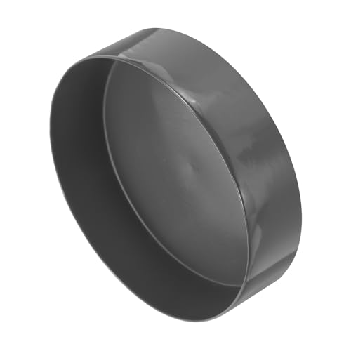 Image of uxcell 2pcs Rubber End Caps 200mm(7 7 /8 Inch) ID Vinyl Round Tube Bolt Cap Cover Screw Thread Protectors Dark Grey, 50mm Height