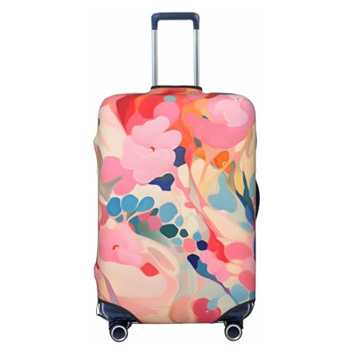 Color Cute Camouflage Travel Luggage Cover for Suitcase Anti-Scratch Fashion Suitcase Protector Washable Elastic Baggage Covers Fits 29-32 Inch Luggage for Travel Beach Holiday