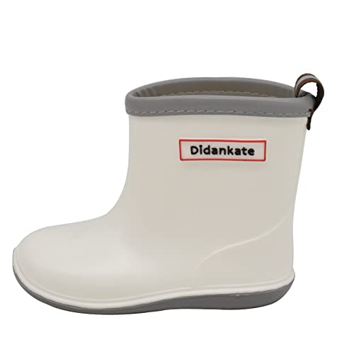 Weishuo Bottes de Pluie Enfant PVC Souple Chaussure Imperméable À Enfiler Bottes en Caoutchouc pour Fille Garçon 1-8 ans Cover