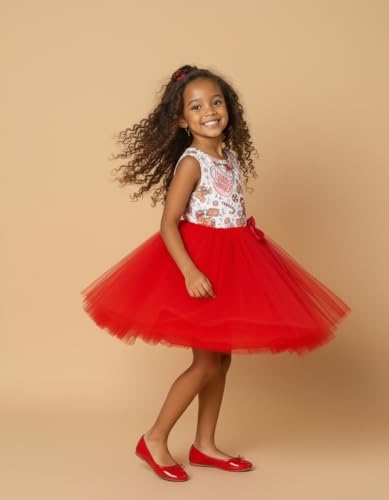Image of Girls Sleeveless Tulle Toddler Tutu Dress for Girls