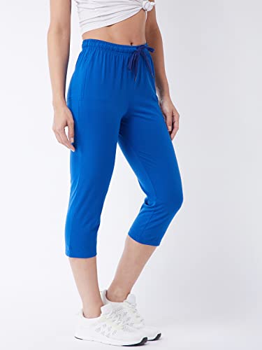 Image of Modeve Women Solid Cotton Blend Capri for summer|| Summer Wear