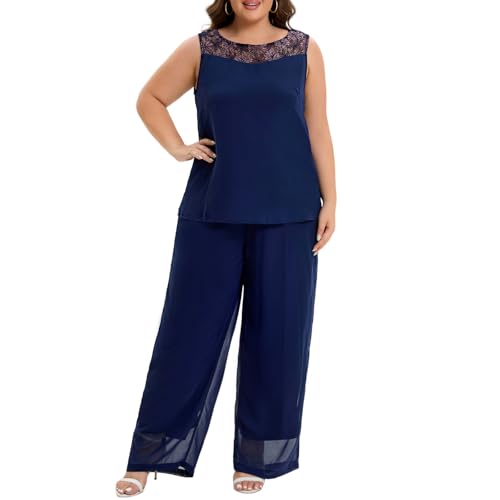 Elegant Blue Pant Suit for Stylish Mothers and Grandmothers - Image 6