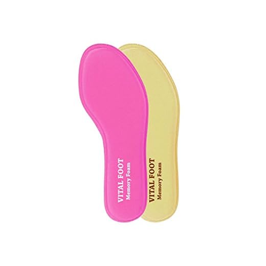 VITAL FOOT - Plantilla Memory Foam Confort Recuperación, Rosa, 35 - 36 Rosa