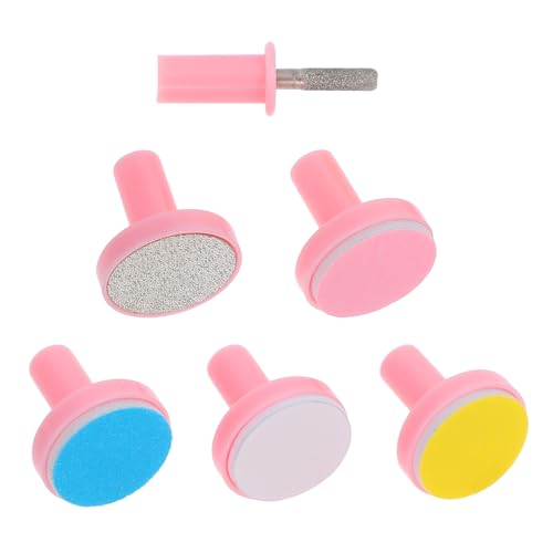 Beaupretty 6Pcs Baby Nail File Pads Electric Baby Nail Grinding Heads Nail File Replacement Pads for Standard Electric Nail Trimmer
