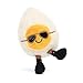 Jellycat Amuseables Boiled Egg Chic Stuffed Toy, Small 5.5 inches - Food Plush - Fun Gift Idea