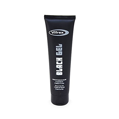 Gel Negro para Pelo grises 100 ml vifrex profesional barbería y peluquería