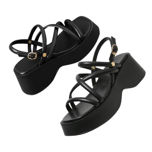 Sandales plateforme noires taille 35 : finissez-en avec le mal de pieds