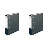 Herlitz 5190806 Classeur à levier 4 anneaux A4 7cm (Noir) (Import...