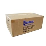 Gigablock 600pcs DVD+R 16x 4.7GB 120Min White Inkjet Hub Printable Top