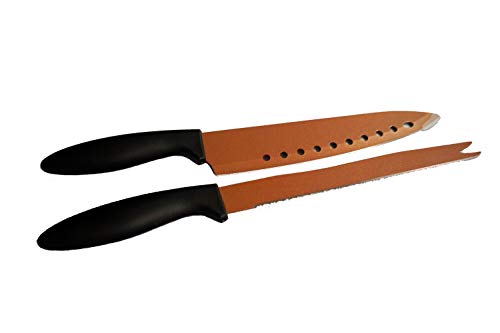 Set Cuchillos Cocina 2 Piezas Acero Inox Base miniatura 2