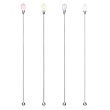 kilofly Rhinestone Party Stir Swizzle Stick Value Pack, Set of 4