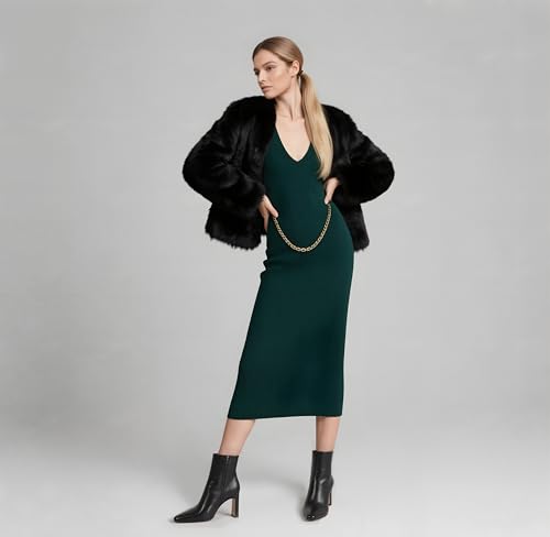 Ankle Boots for Women Fall Boots Point Toe Chunky Block Heeled Boots Fashion Dress Booties4