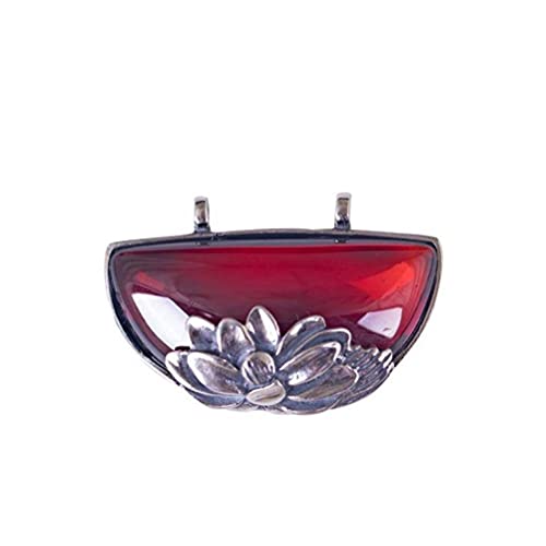 Collier goyave style antique créatif en cuir et grenat pour sublimer vos tenues du quotidien