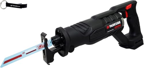 HEADNMORE Bundle Parkside Performance PSSAP 20-Li - Sierra sable con batería (20 V, incluye llavero)