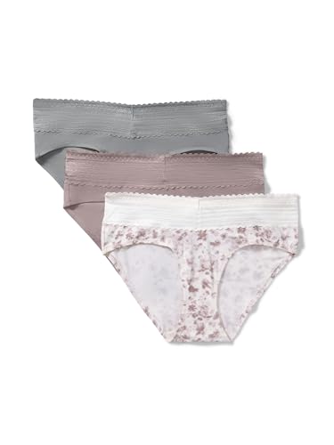 Image of Warner's Women's Blissful Benefits Women's Dig-free Comfort Waist With Lace Cotton Hipster 3-pack