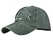 YULOONG Vintage Baseball Cap Embroidery New York Washed Denim Trucker Cap 100% Cotton Sun Hat for Men Women Adjustable Green