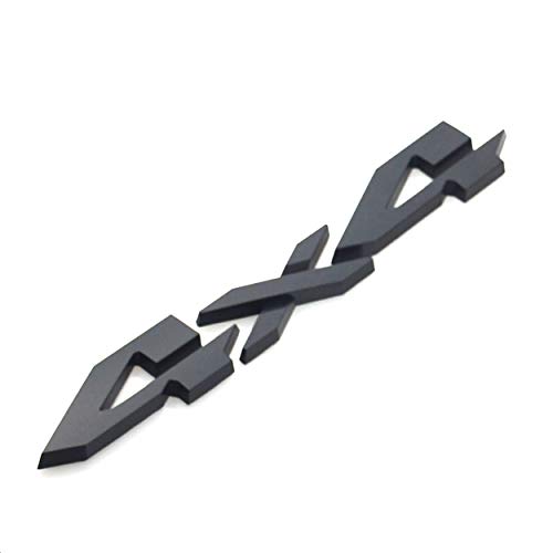 Image of 1X 4X4 Emblem Badge 3D Logo Decal Tailgate Replacement for 1500 2500 3500 2019-2020 (Matte Black)