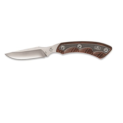 Buck Knives 0543RWS Open Season Caper Fixed Blade Knife with Genuine Leather Sheath