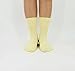 SRYL womens Super soft Combed cotton socks 1-Pairs,(Multicolor may choose) C317 (1 pairs-Light yellow)