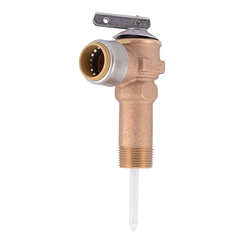Sharkbite NCLX-5LX Temperature and Pressure Relief Valve, Push to Connect Brass Plumbing Fittings, Copper, CPVC Pipe, 24609-0150 by Cash Acme - Image 3